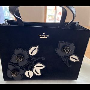Kate Spade Velvet Top Handle with Detachable Strap